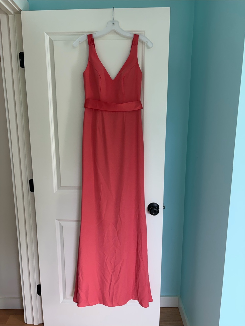 White by Vera Wang Coral Formal Dress